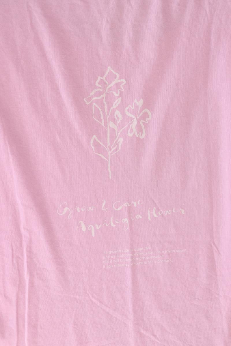 Esprit T-Shirt Gr. L Kurzarm lila aus Baumwolle