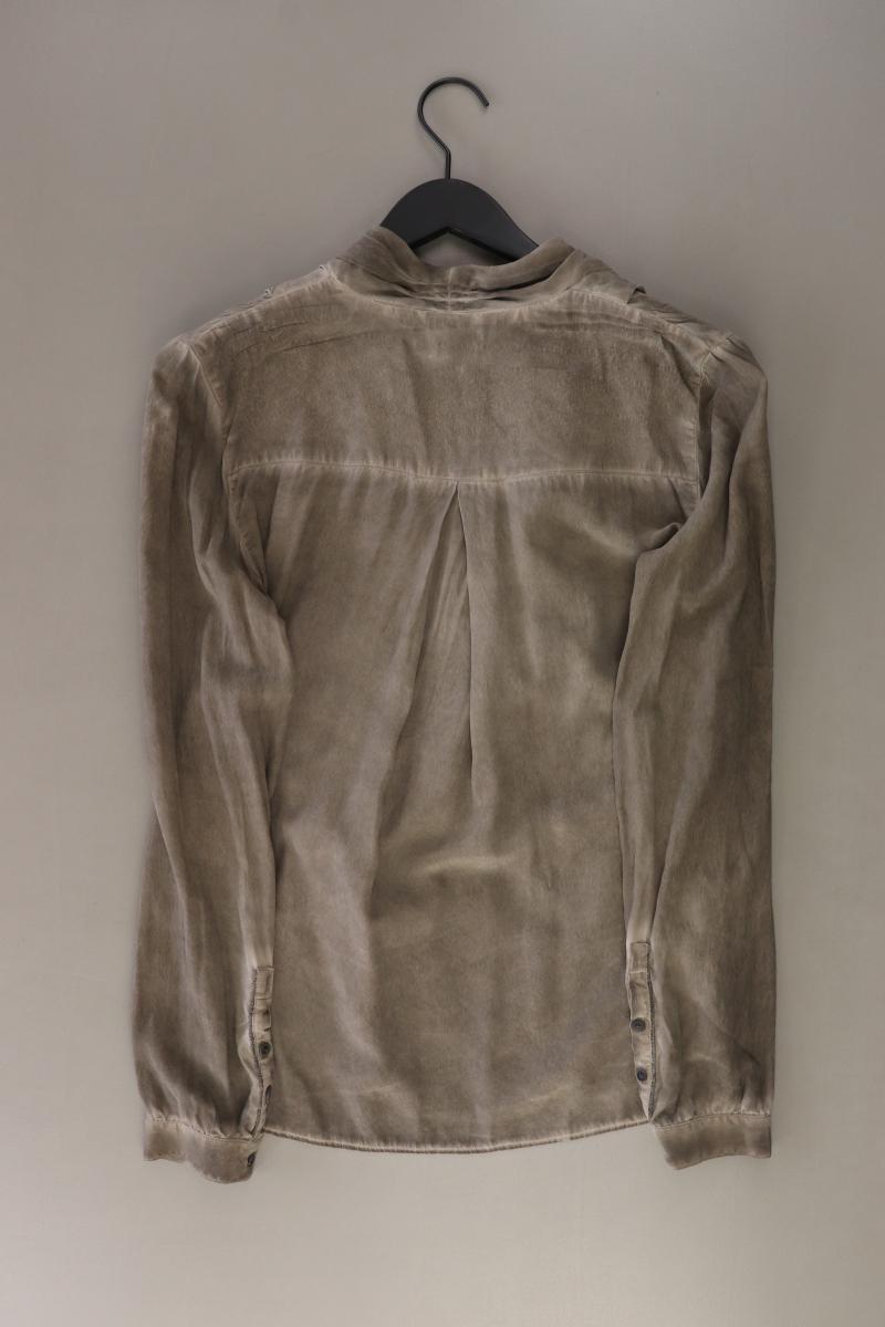 Liebeskind Berlin Seidenbluse Gr. 38 Langarm grau