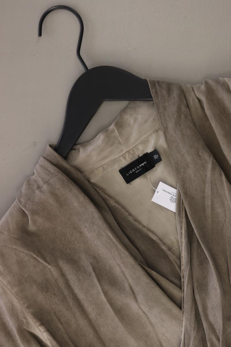 Liebeskind Berlin Seidenbluse Gr. 38 Langarm grau