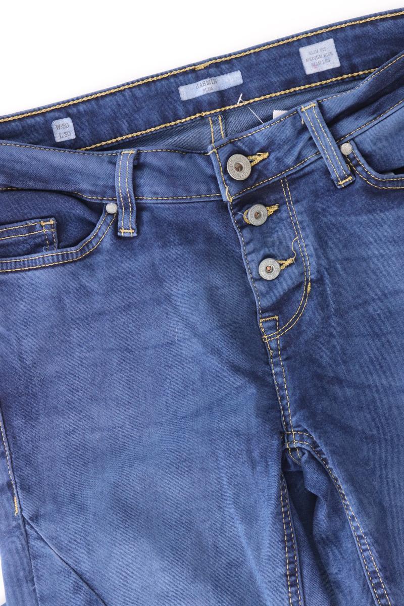 Mustang 7/8 Jeans Gr. W30/L30 blau aus Baumwolle