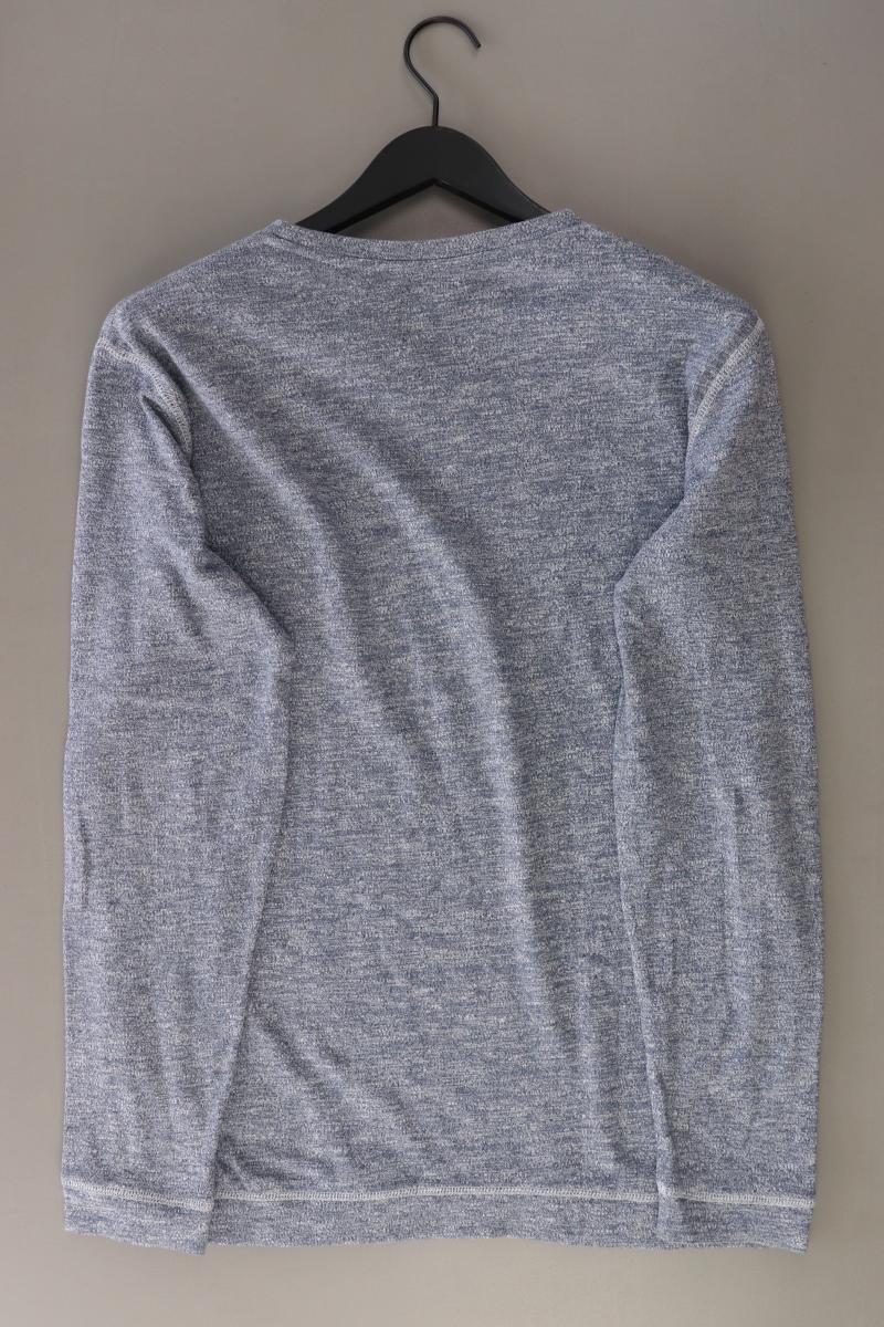 Quicksilver Longsleeve-Shirt für Herren Gr. L Langarm blau aus Baumwolle