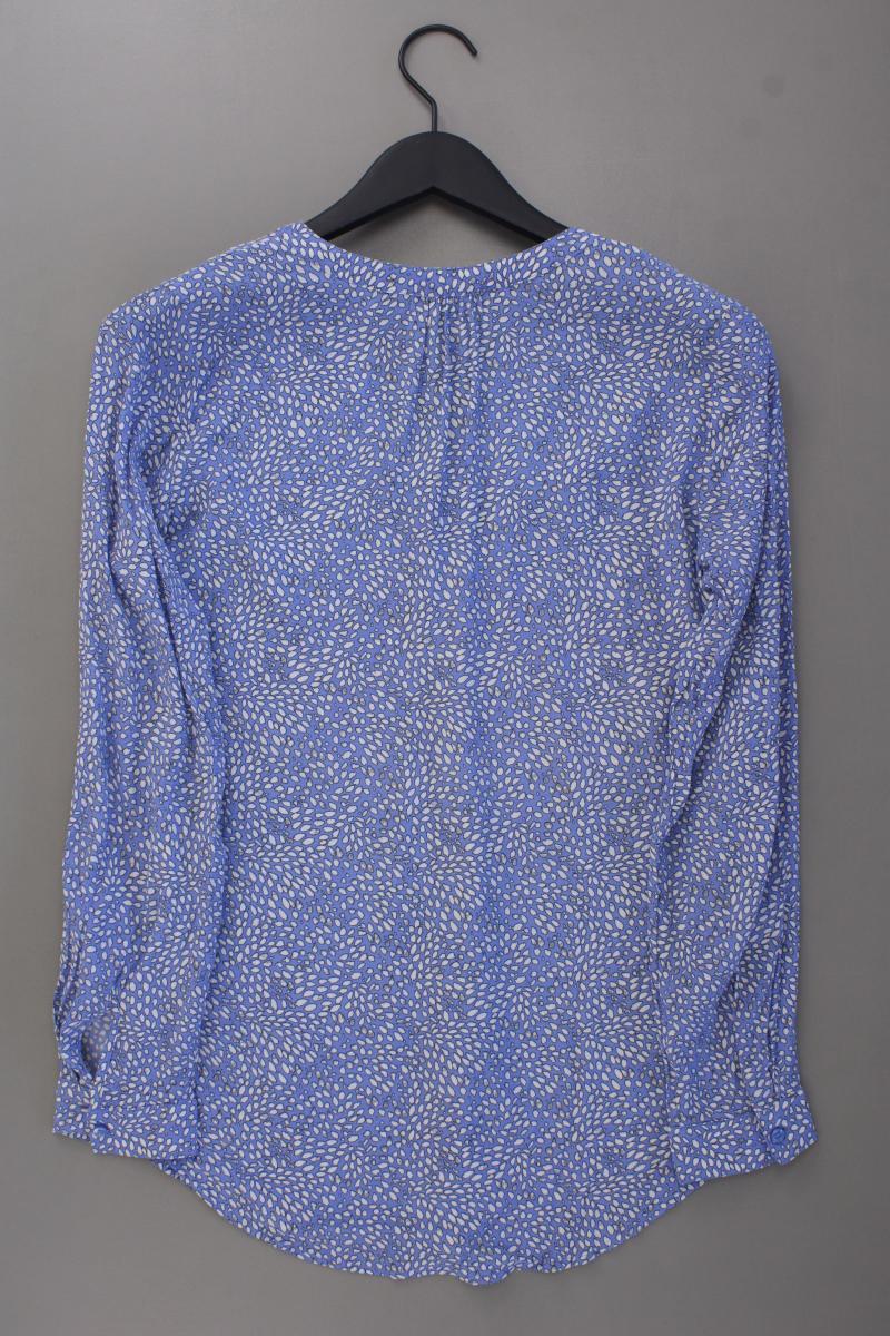 Esprit Langarmbluse Gr. 36 blau aus Viskose
