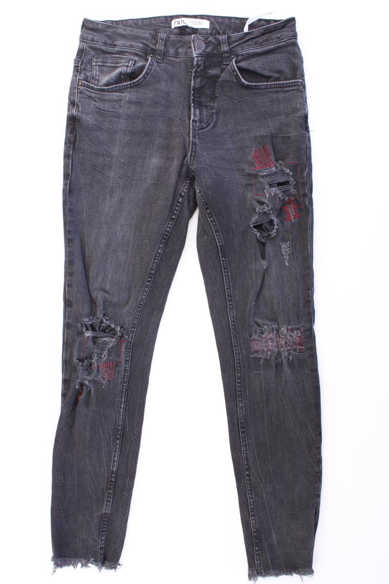 Zara Skinny Jeans Gr. 40 grau aus Baumwolle