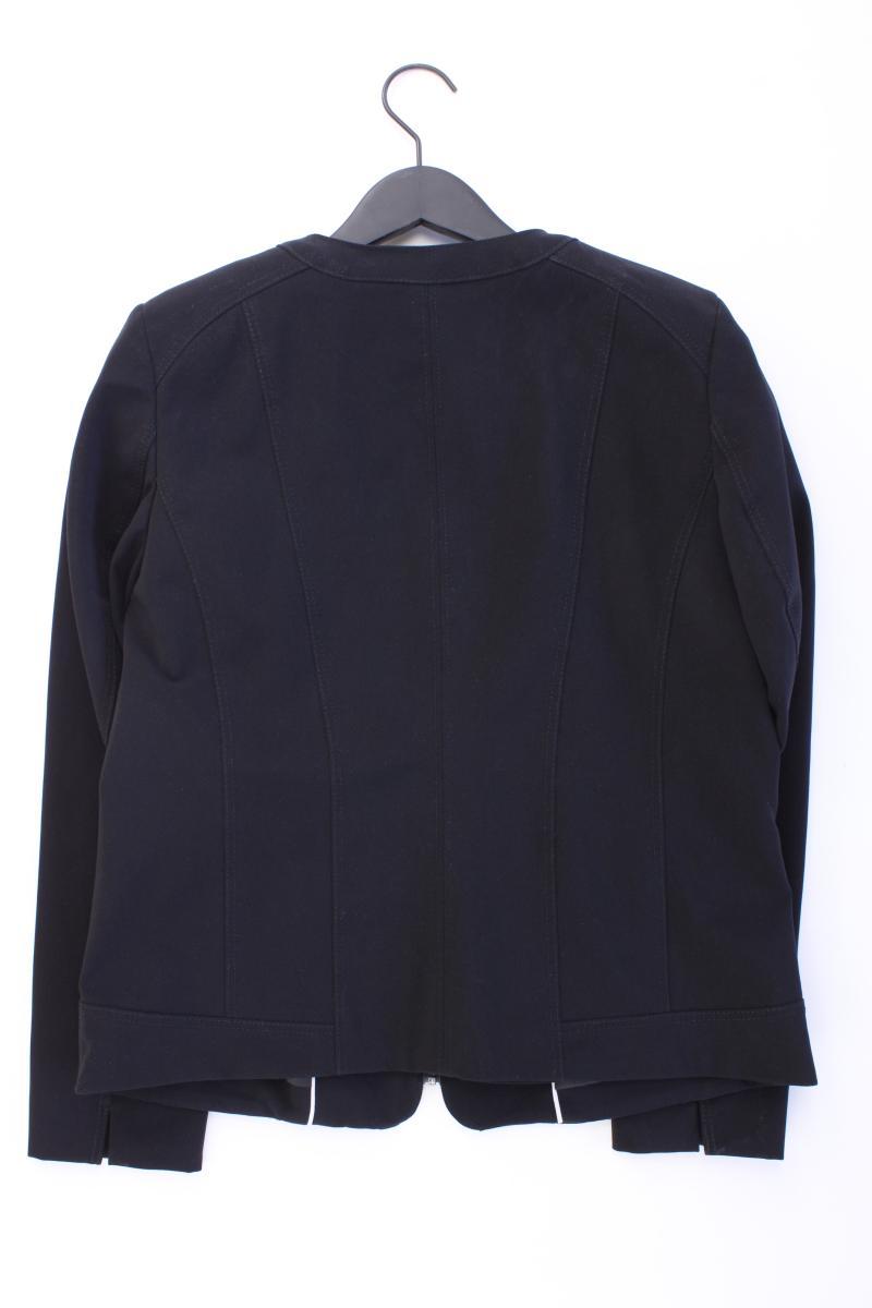 Lisa Tossa Regular Blazer Gr. 40 mit Glitzer schwarz aus Polyamid