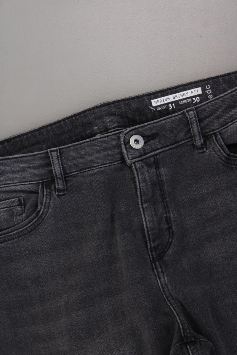 edc by Esprit Skinny Jeans Gr. W31/L30 neuwertig grau aus Baumwolle