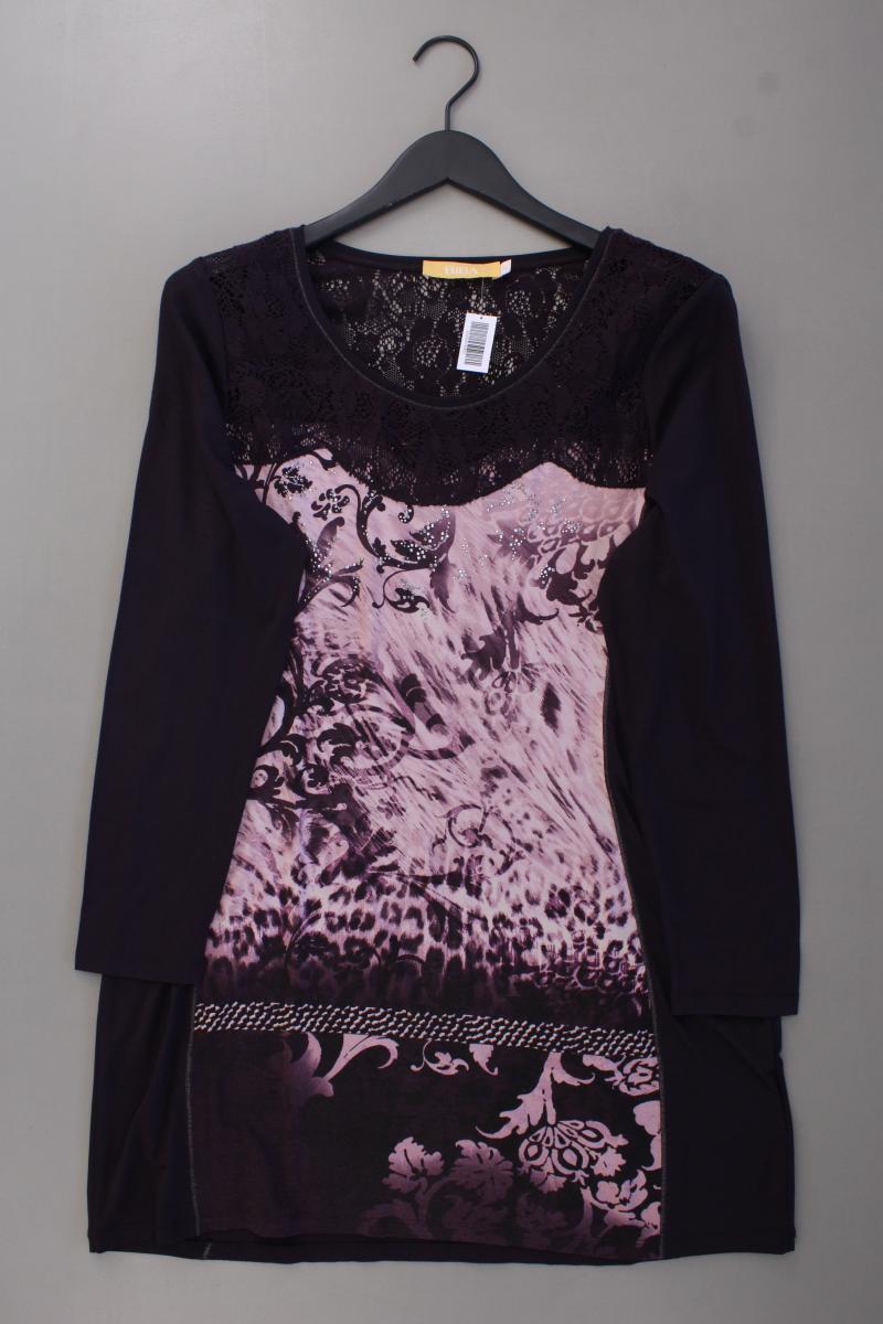 Biba Printshirt Gr. XL 3/4 Ärmel lila aus Viskose