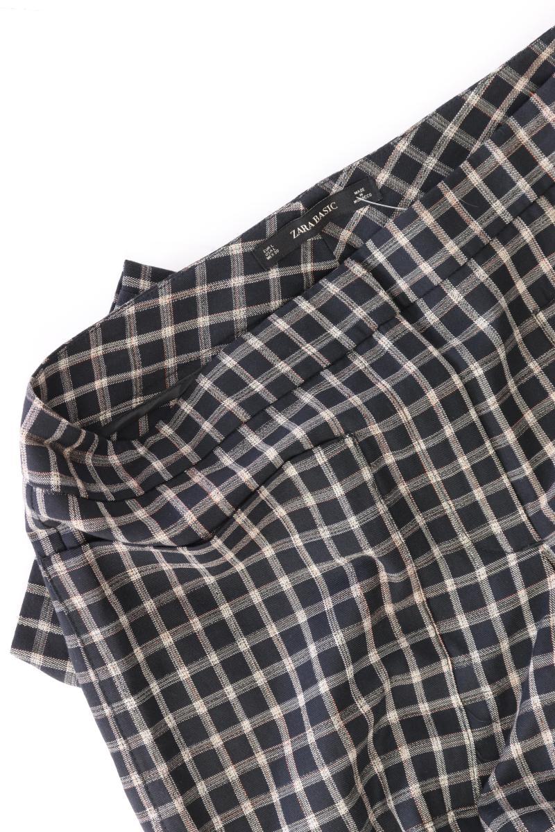 Zara Stoffhose Gr. L kariert neu mit Etikett grau aus Polyester