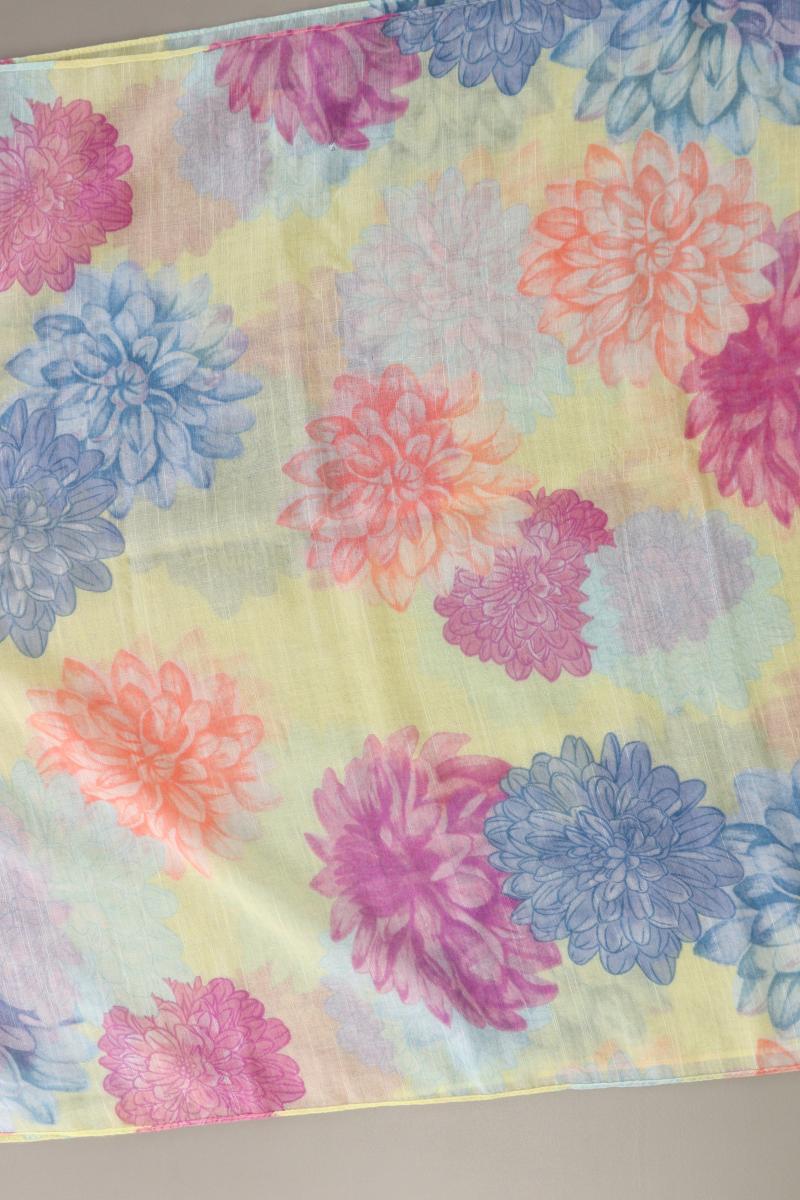Tuch mit Blumenmuster gelb