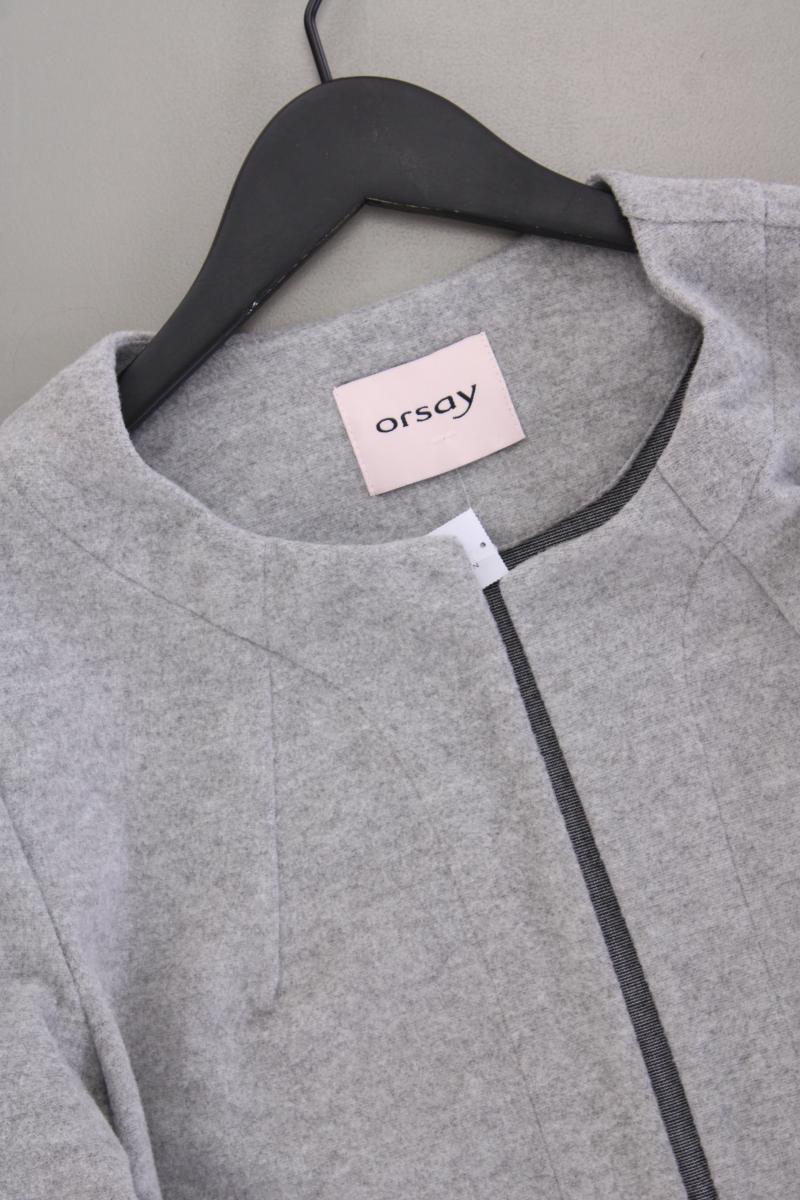 Orsay Übergangsmantel Gr. 42 neuwertig grau aus Polyester