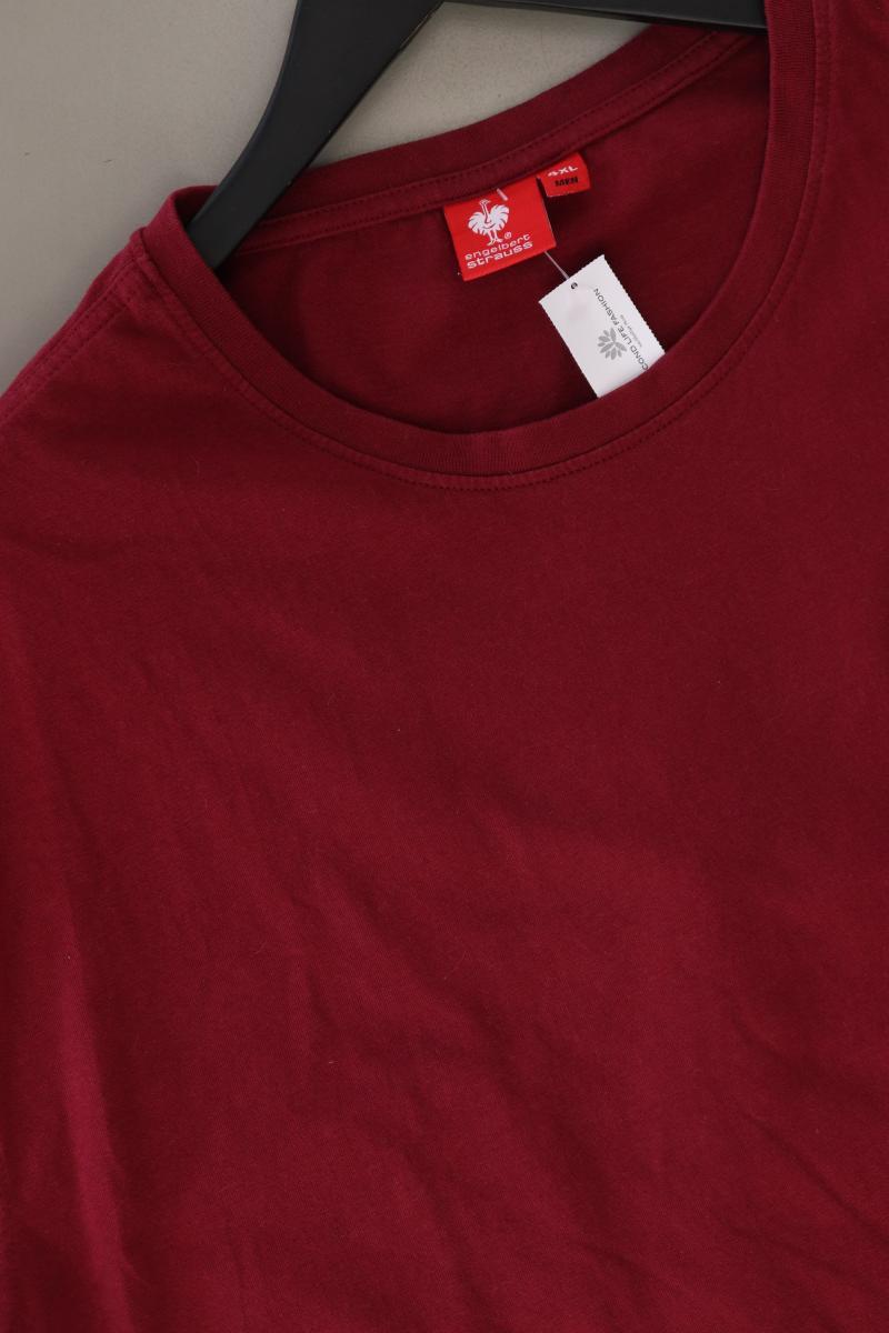Engelbert + Strauss T-Shirt 4XL für Herren Gr. XXXL Kurzarm rot aus Baumwolle
