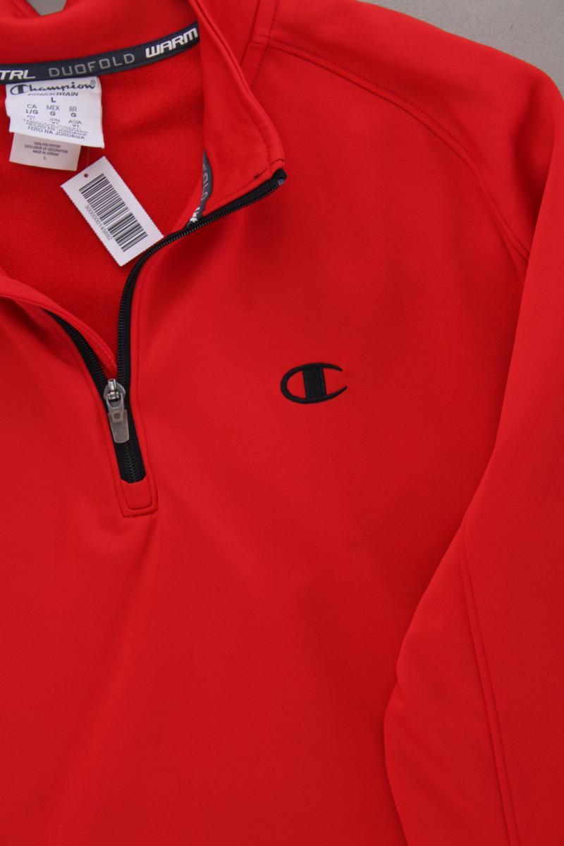Champion Langarmpullover für Herren Gr. L rot aus Polyester