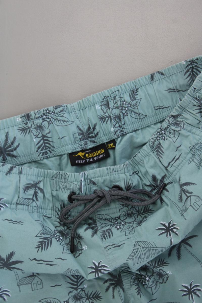 Roadsign Shorts für Herren Gr. XXL blau aus Baumwolle