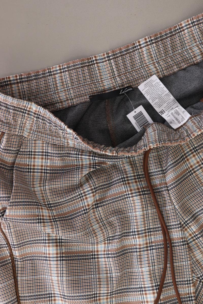Le Comte Stoffhose Gr. 42 kariert braun aus Polyester