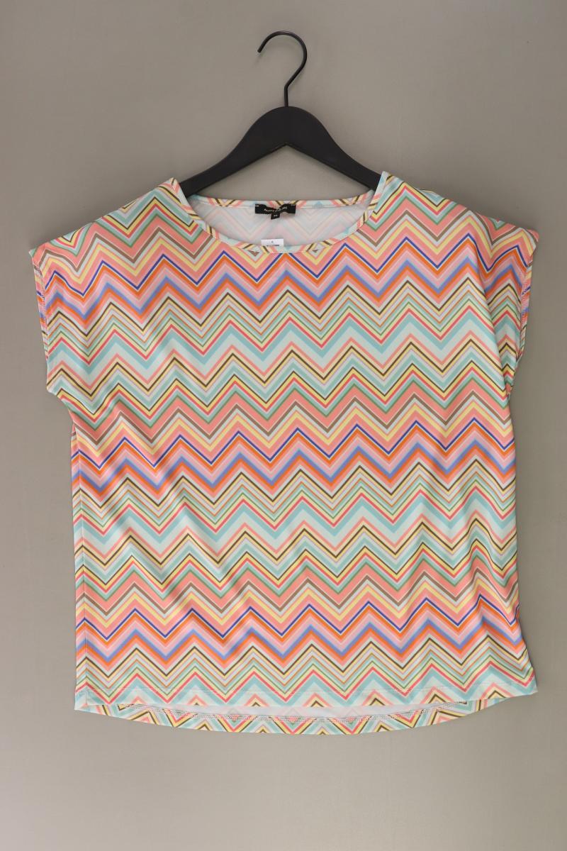 More&More Printshirt Gr. 38 geometrisches Muster Kurzarm mehrfarbig
