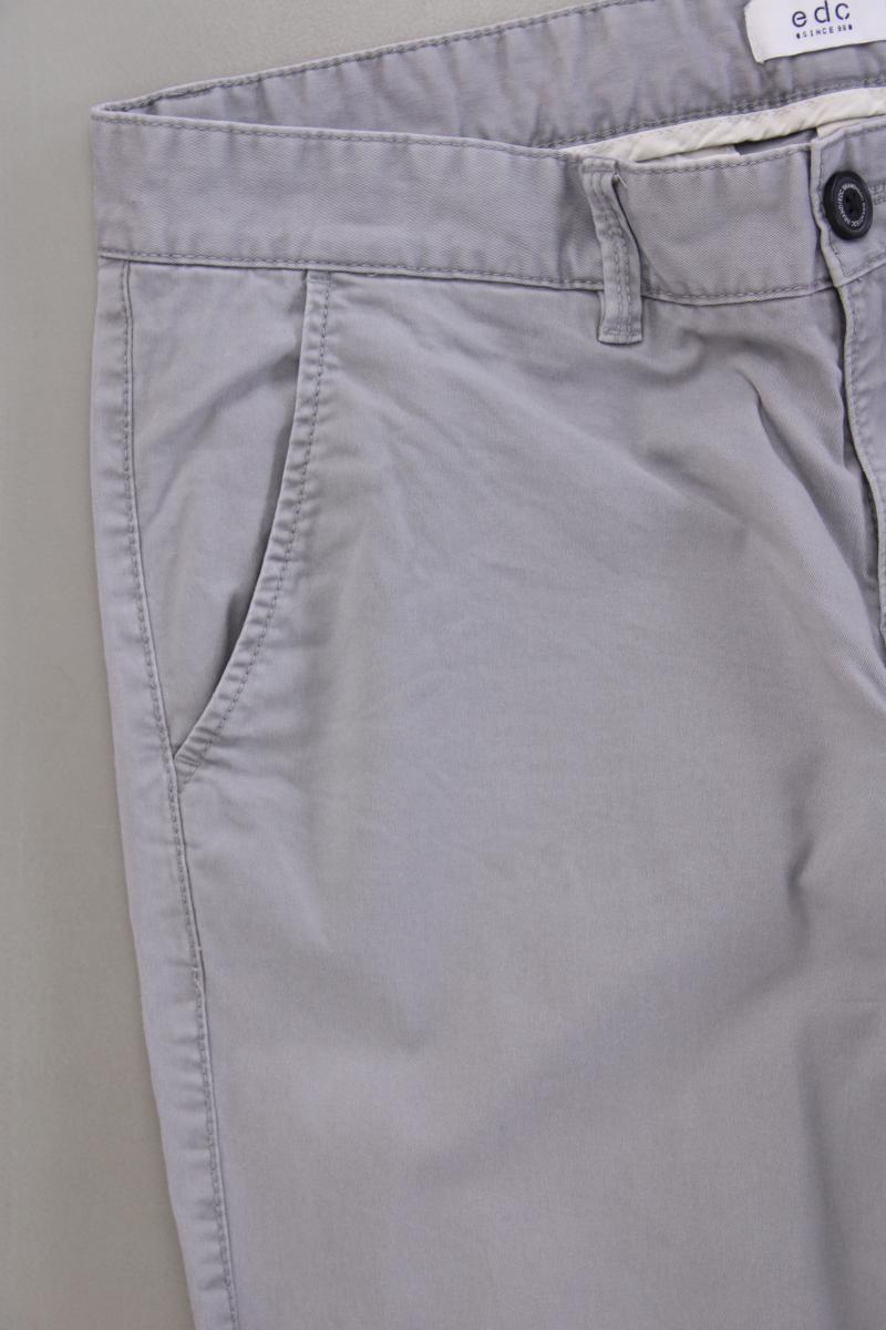 edc by Esprit Chinohose für Herren Gr. W33/L32 grau aus Baumwolle
