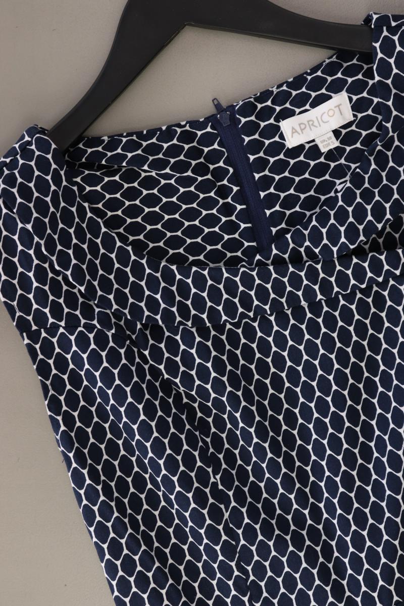 Apricot Midikleid Gr. S Ärmellos blau aus Baumwolle