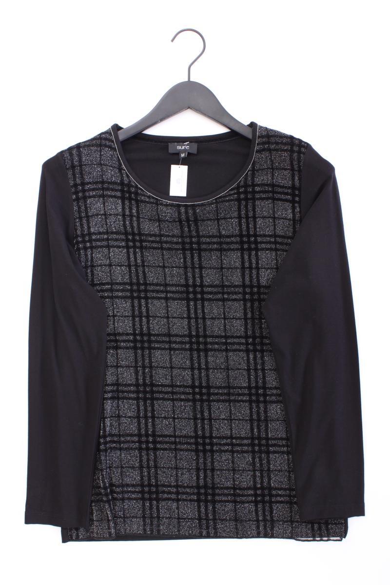 Sure Longsleeve-Shirt Gr. M Langarm mit Glitzer schwarz