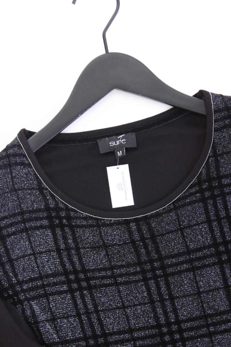 Sure Longsleeve-Shirt Gr. M Langarm mit Glitzer schwarz