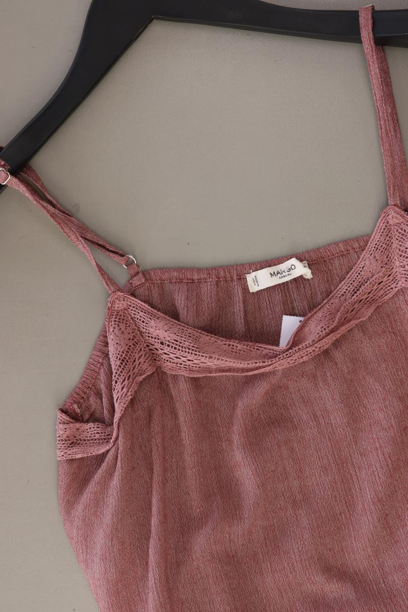 Mango Spaghetti-Top Gr. S rosa aus Baumwolle