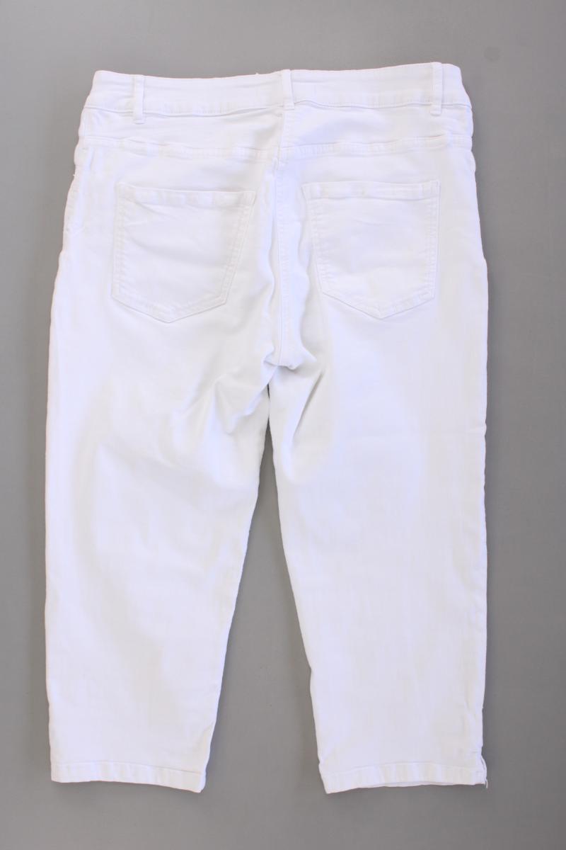 Betty Barclay 3/4 Jeans Gr. 40 weiß aus Baumwolle