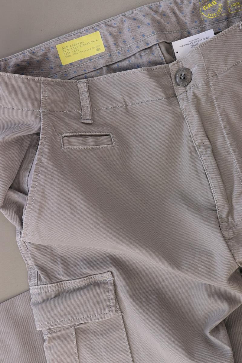 GAS Cargohose für Herren Gr. W33 grau aus Baumwolle