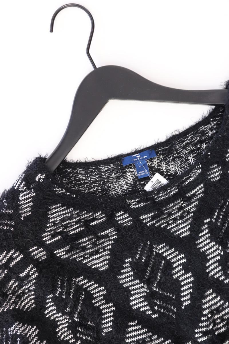 Tom Tailor Feinstrickpullover Gr. L schwarz aus Polyester