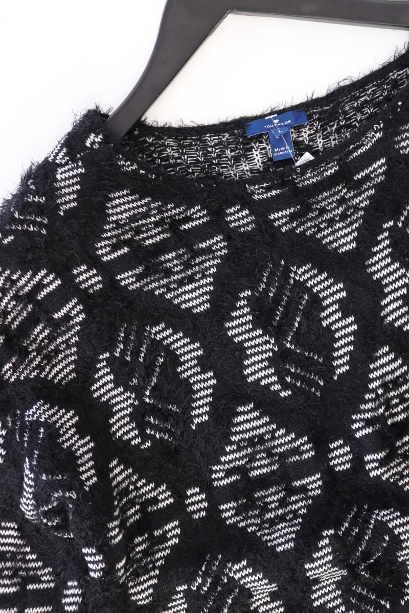 Tom Tailor Feinstrickpullover Gr. L schwarz aus Polyester