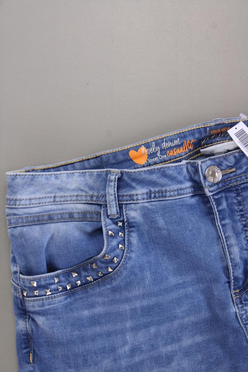 Street One Straight Jeans Gr. 48 blau