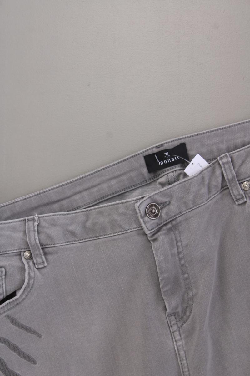 Monari Skinny Jeans Gr. 48 grau