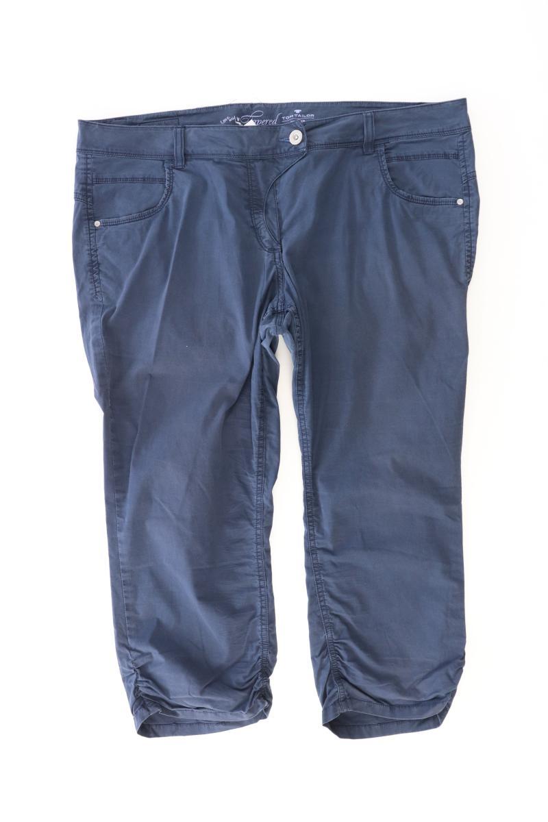 Tom Tailor 7/8 Hose Gr. 44 blau aus Baumwolle