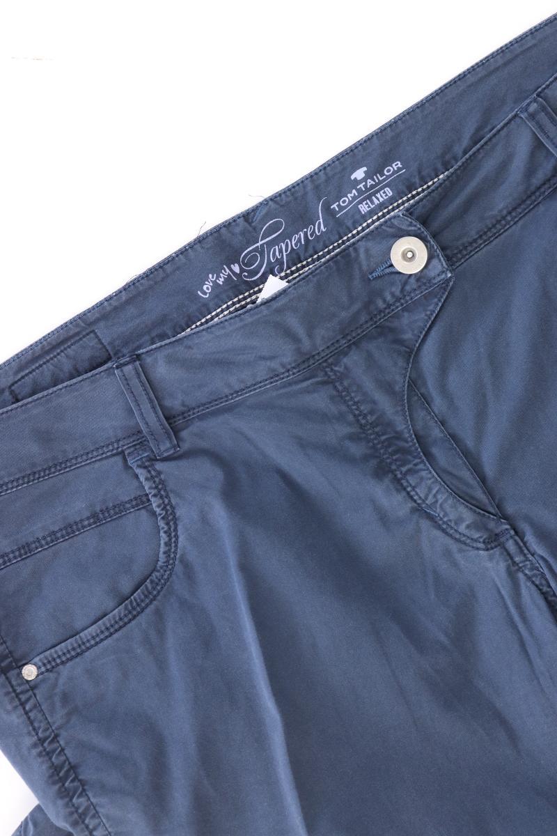 Tom Tailor 7/8 Hose Gr. 44 blau aus Baumwolle