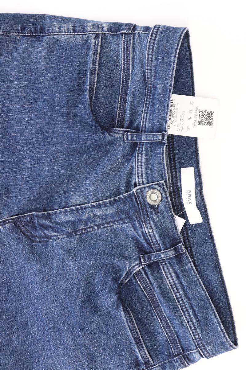 Brax Jeansshorts Gr. 36 blau aus Baumwolle