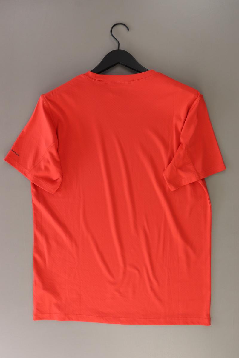 Columbia T-Shirt für Herren Gr. L Kurzarm rot aus Polyester