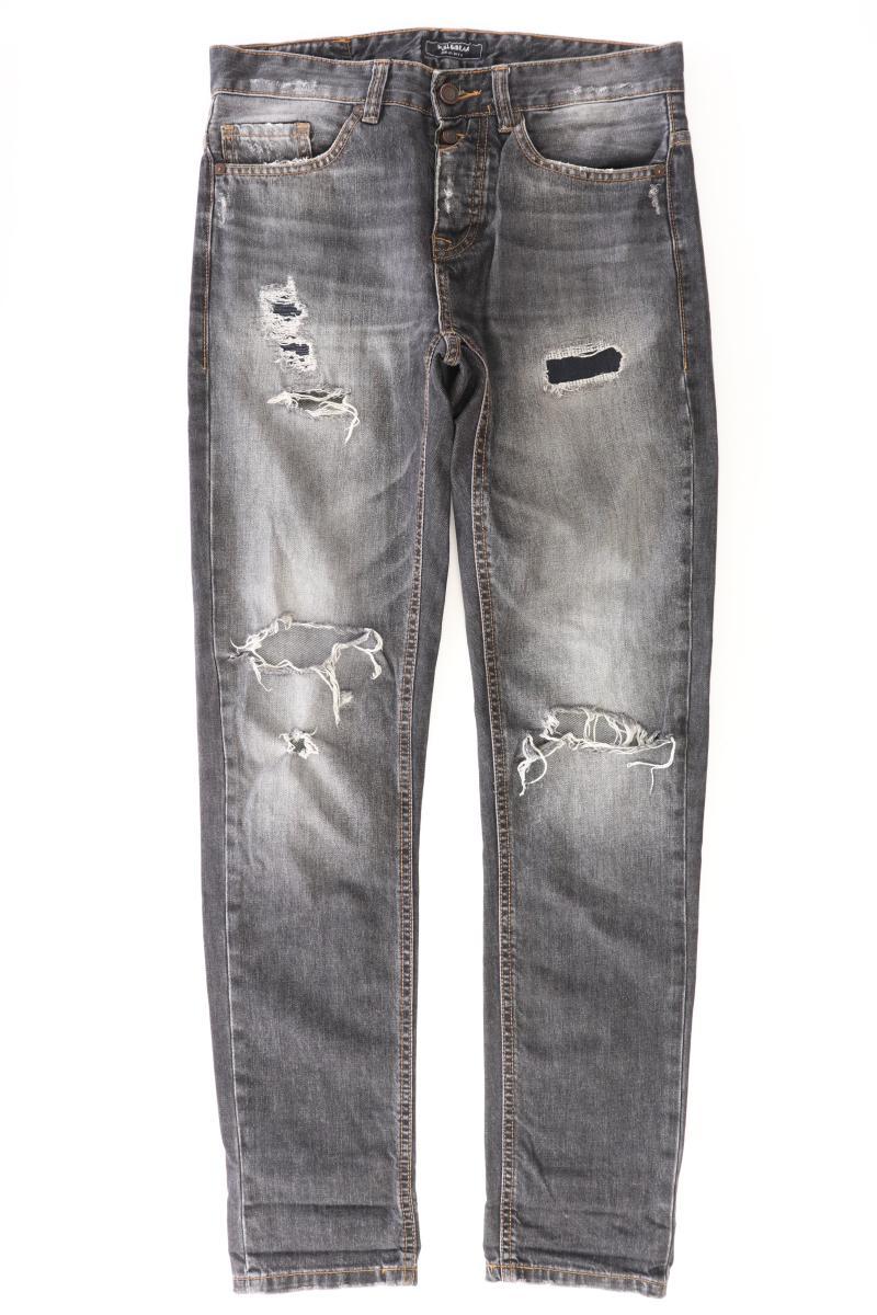 Pull&Bear Straight Jeans für Herren Gr. US 40 (M) grau aus Baumwolle