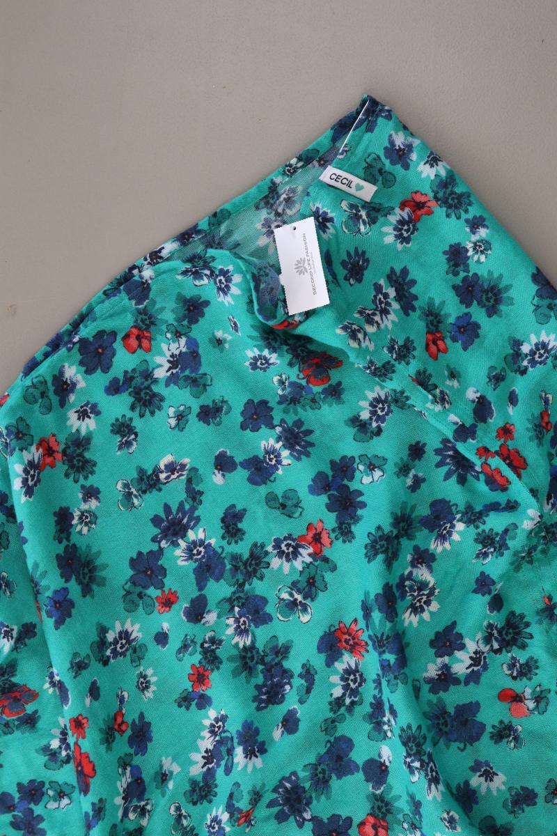 Cecil Tuch mit Blumenmuster grün