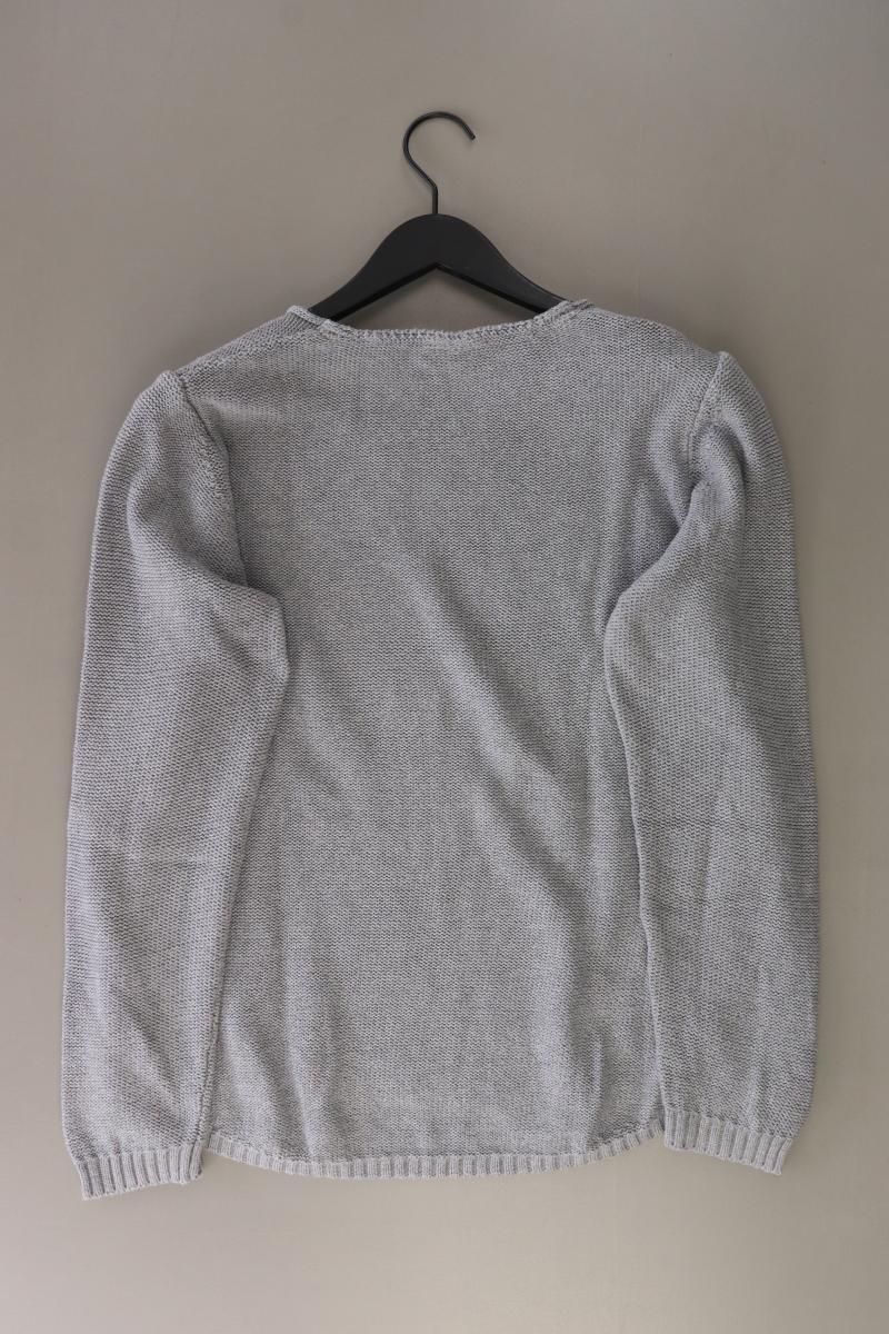 Street One Feinstrickpullover Gr. 44 grau aus Baumwolle
