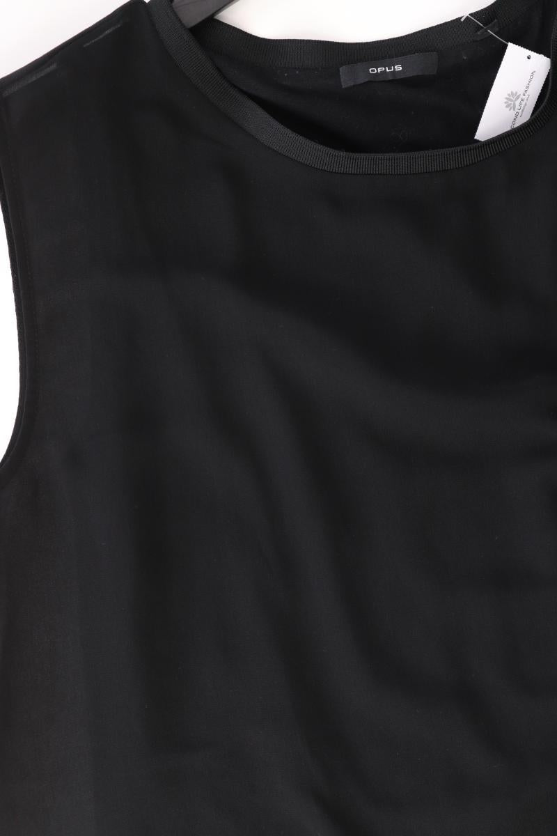 Opus Ärmellose Bluse Gr. 42 schwarz aus Polyester