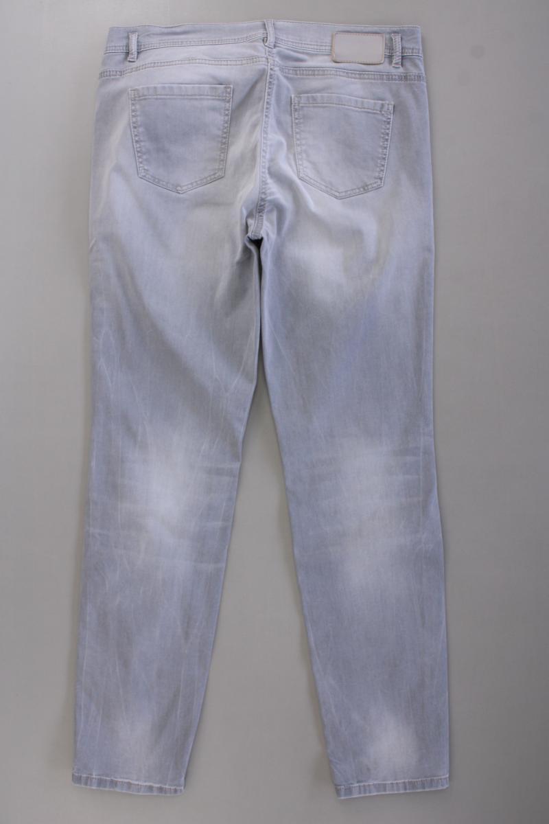 Taifun Skinny Jeans Gr. 42 Modell Stella grau aus Baumwolle