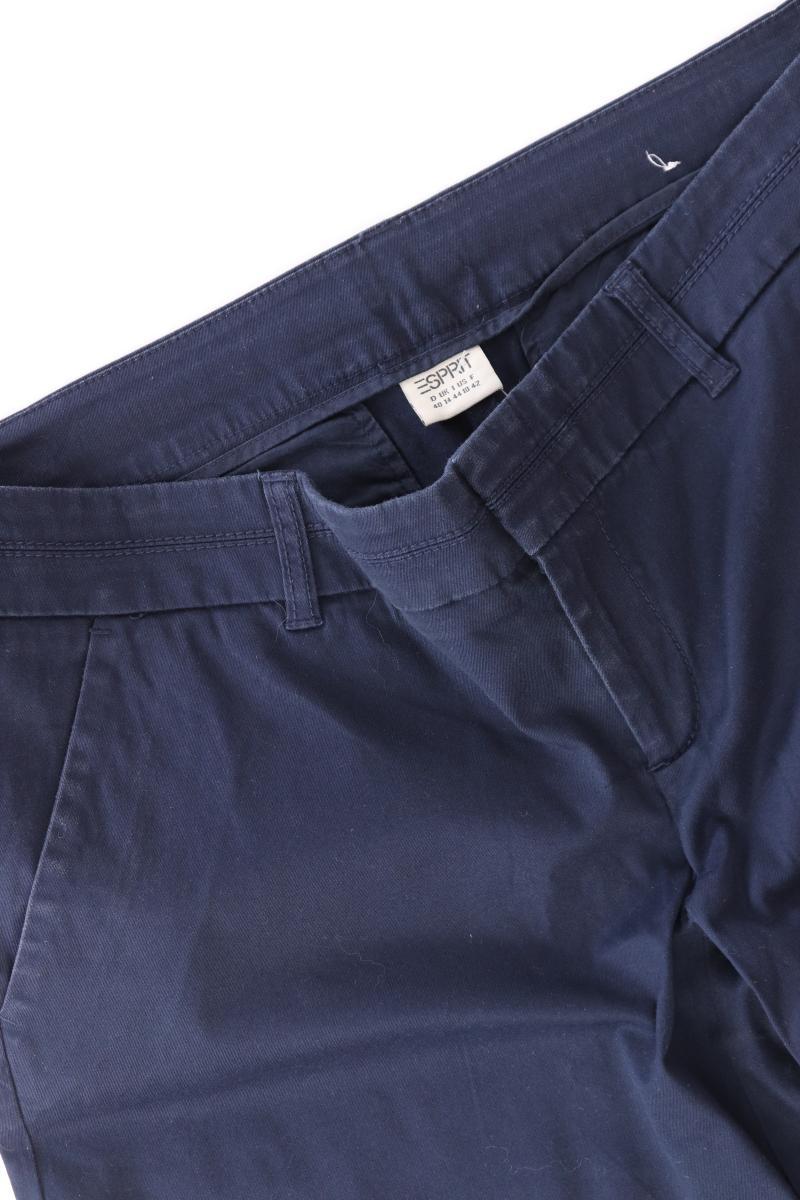 Esprit 7/8 Hose Gr. 40 blau aus Baumwolle