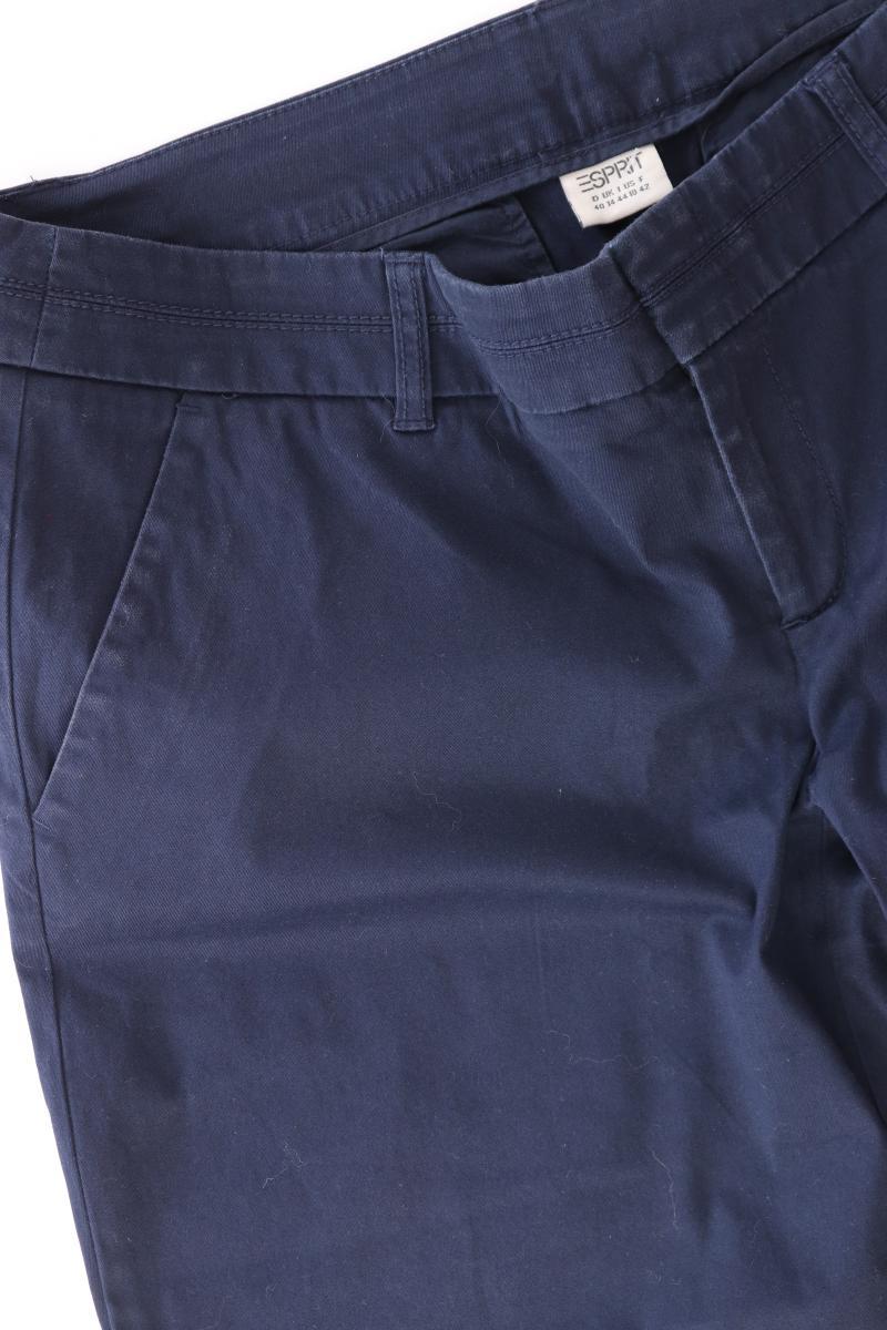 Esprit 7/8 Hose Gr. 40 blau aus Baumwolle