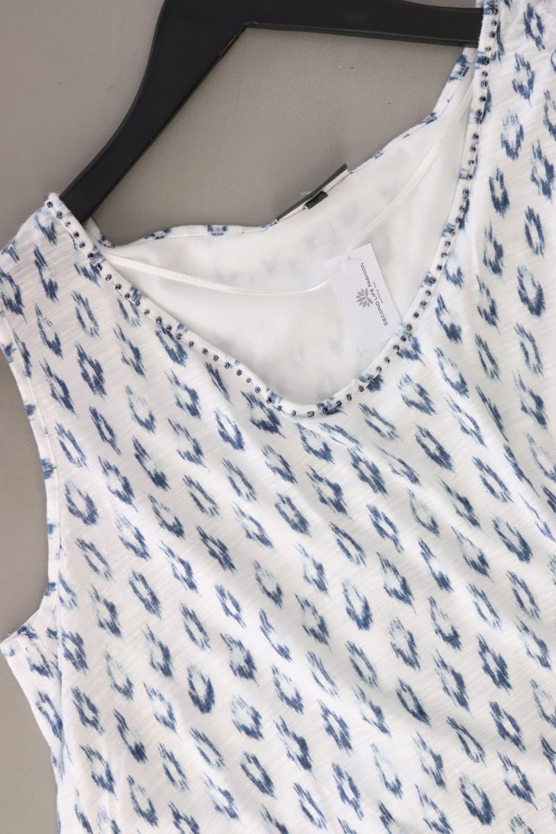 Street One Ärmellose Bluse Gr. 42 weiß aus Viskose