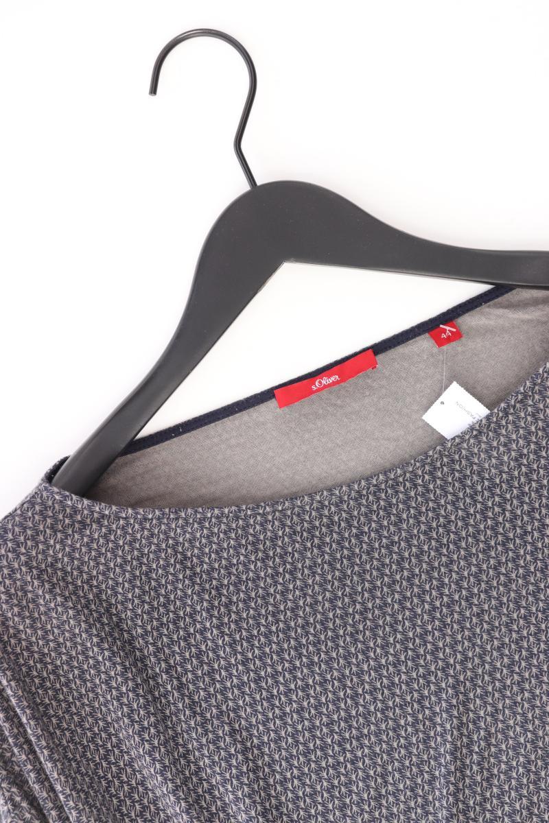 s.Oliver Longsleeve-Shirt Gr. 44 Langarm blau aus Viskose