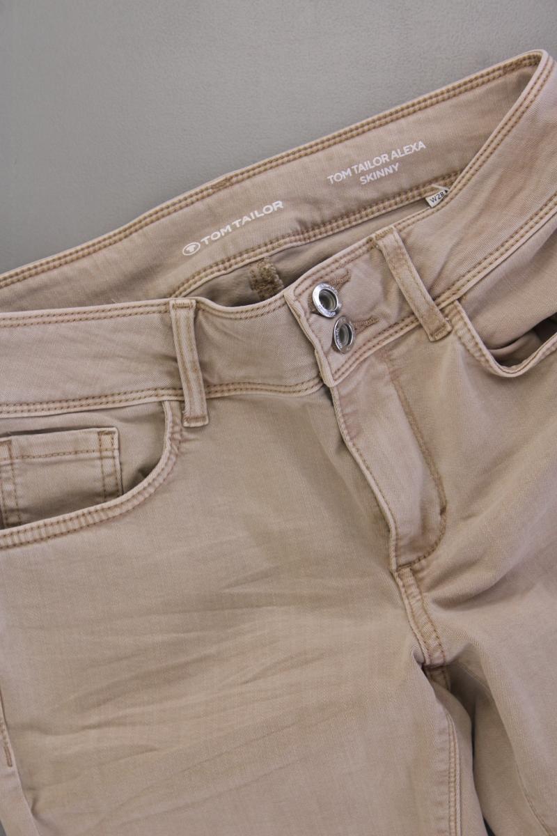 Tom Tailor Skinny Jeans Gr. W28 creme aus Baumwolle