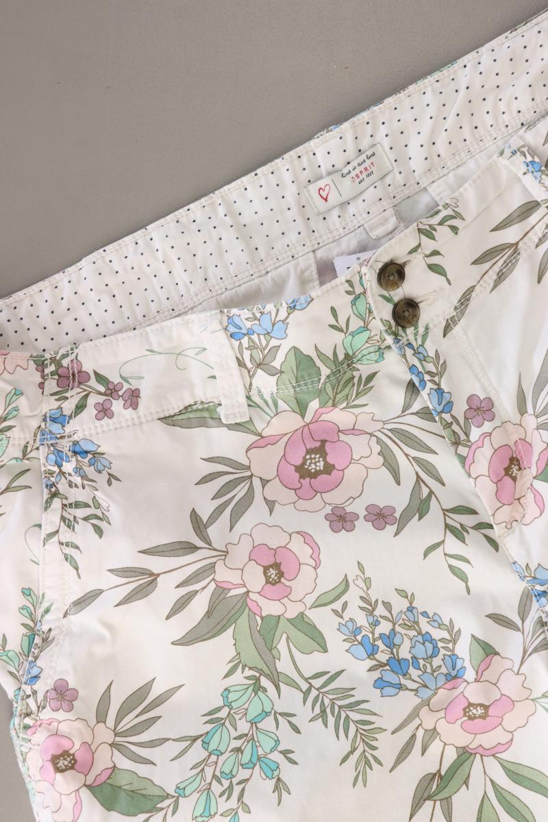 Esprit Shorts Gr. 42 mit Blumenmuster mehrfarbig aus Baumwolle