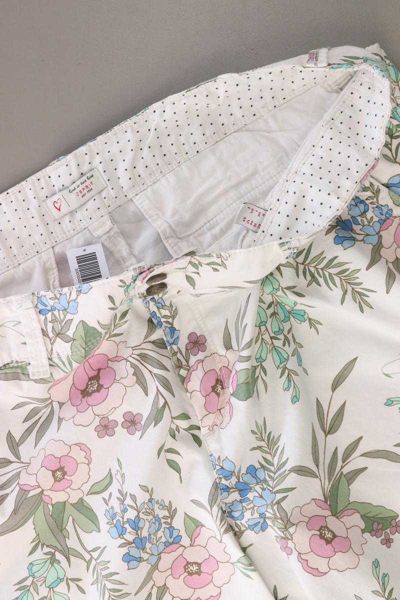 Esprit Shorts Gr. 42 mit Blumenmuster mehrfarbig aus Baumwolle