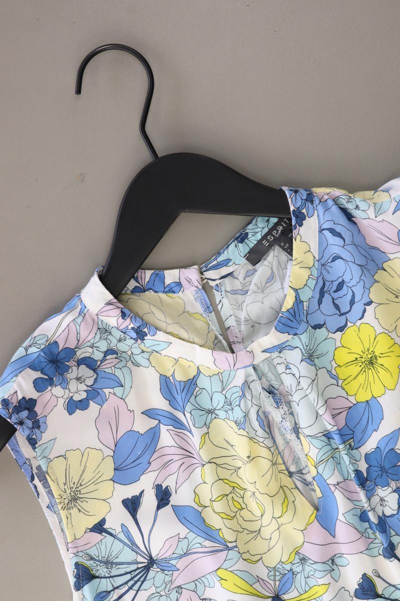 Esprit Ärmellose Bluse Gr. 40 mit Blumenmuster mehrfarbig aus Baumwolle