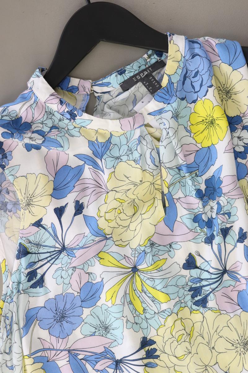 Esprit Ärmellose Bluse Gr. 40 mit Blumenmuster mehrfarbig aus Baumwolle
