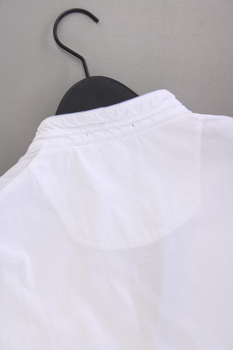 Esprit T-Shirt für Herren Gr. M Kurzarm weiß aus Baumwolle
