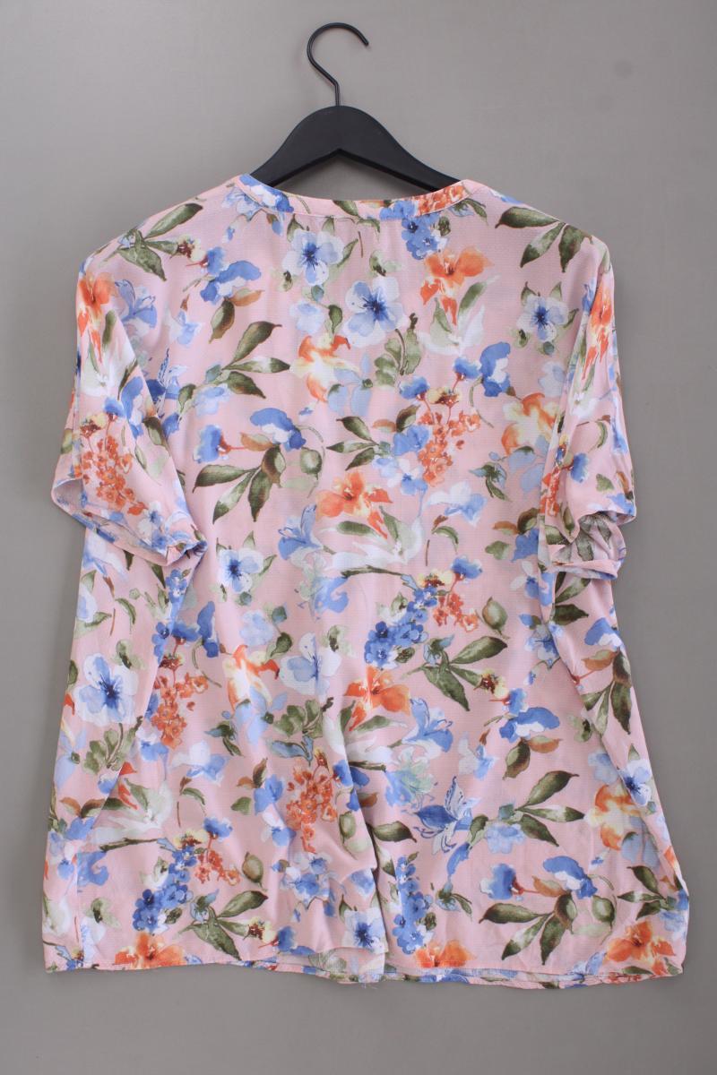 Esprit Kurzarmbluse Gr. 44 mit Blumenmuster neuwertig rosa