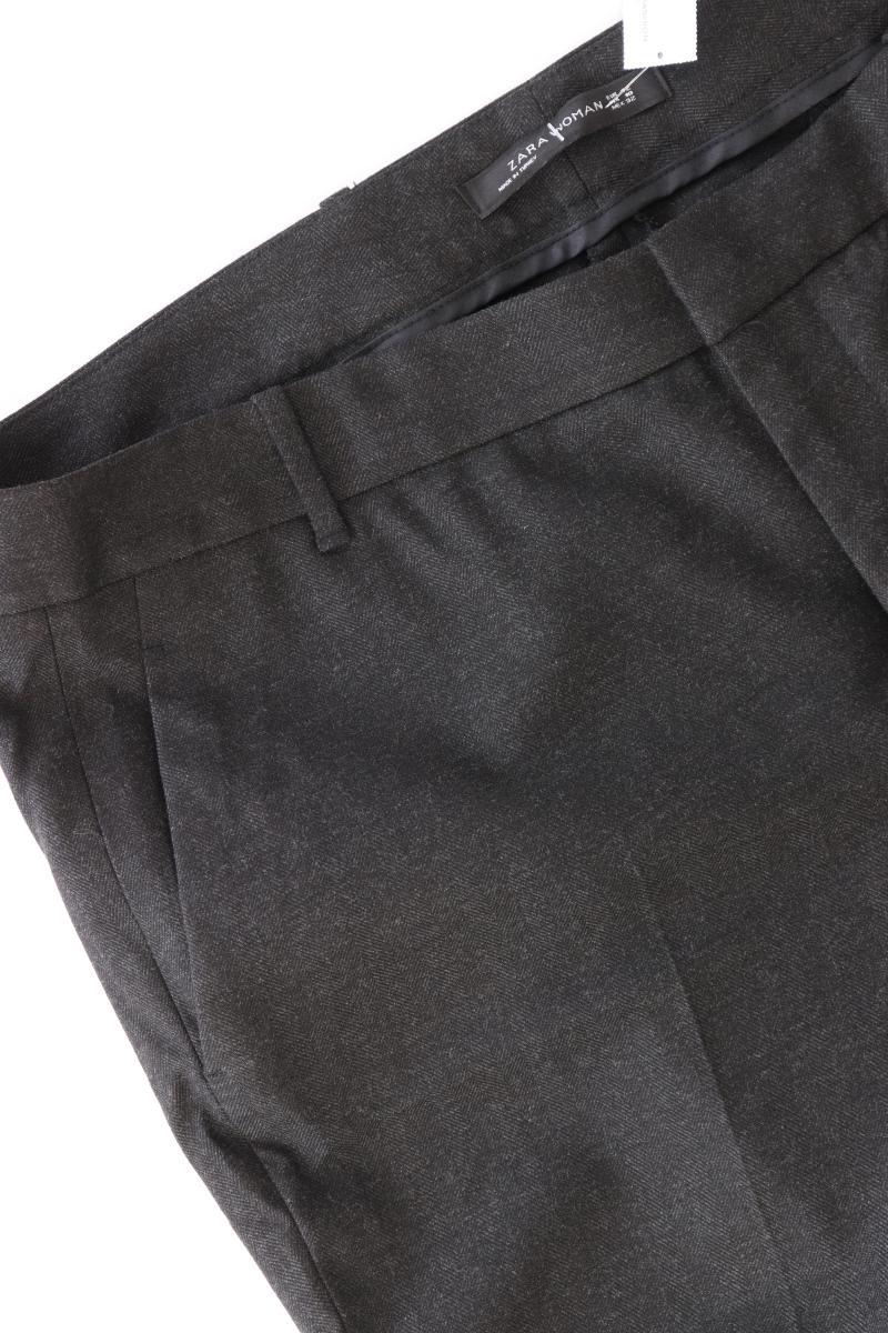 Zara Anzughose Gr. 42 grau aus Polyester